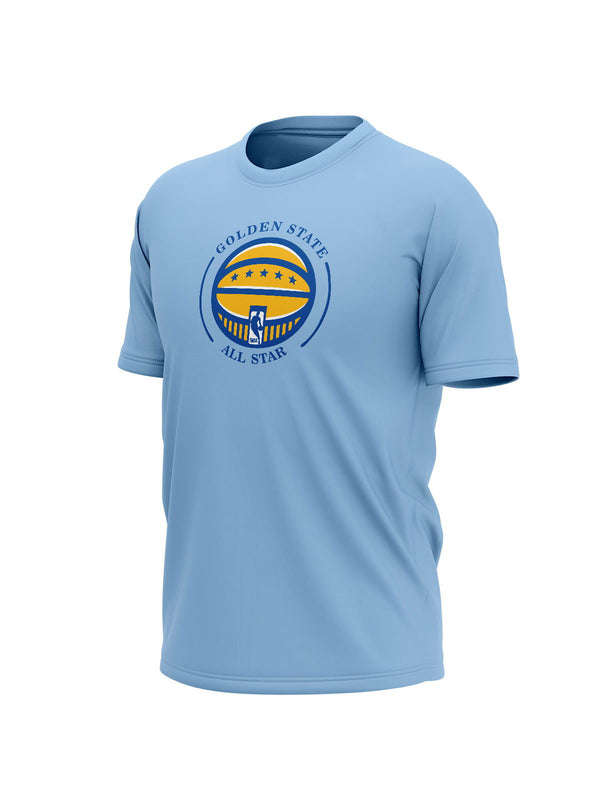 Golden State Warriors Majice GSW-TH-1001 Svijetlo Plava S