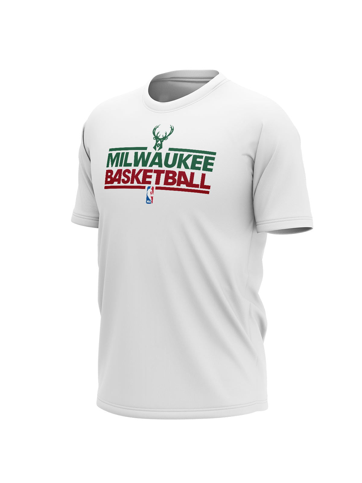 Milwaukee Bucks Majice MLW-TH-1009 Bela 2XL