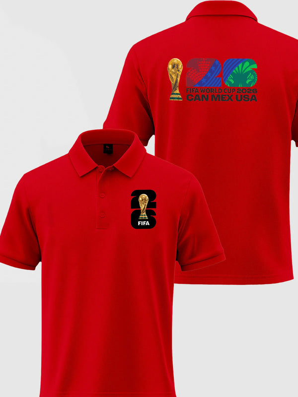 World Cup 2026 Polo FIFA26-POLO-002 - Crvena