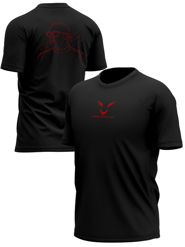 Lewis Hamilton Majice LH-MJ-001 Crna 2XL