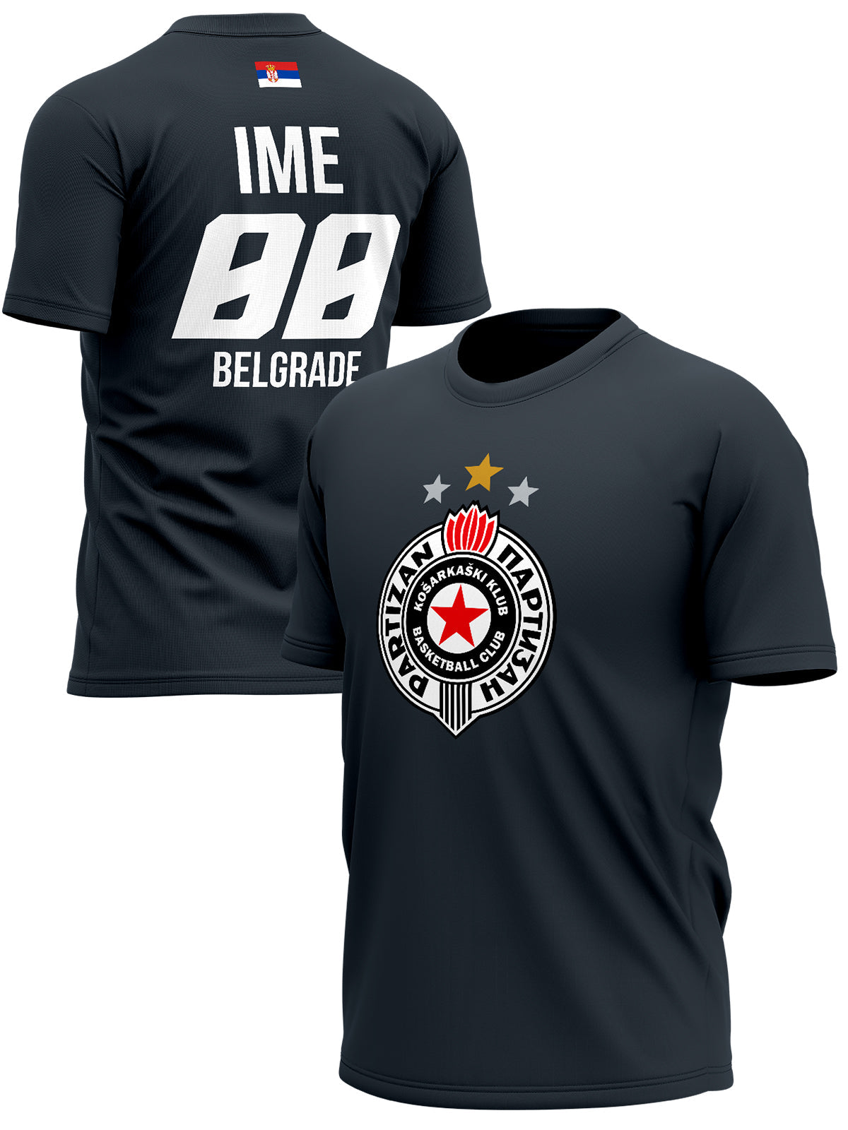 Blok Arena Partizan Personalizovani Majice