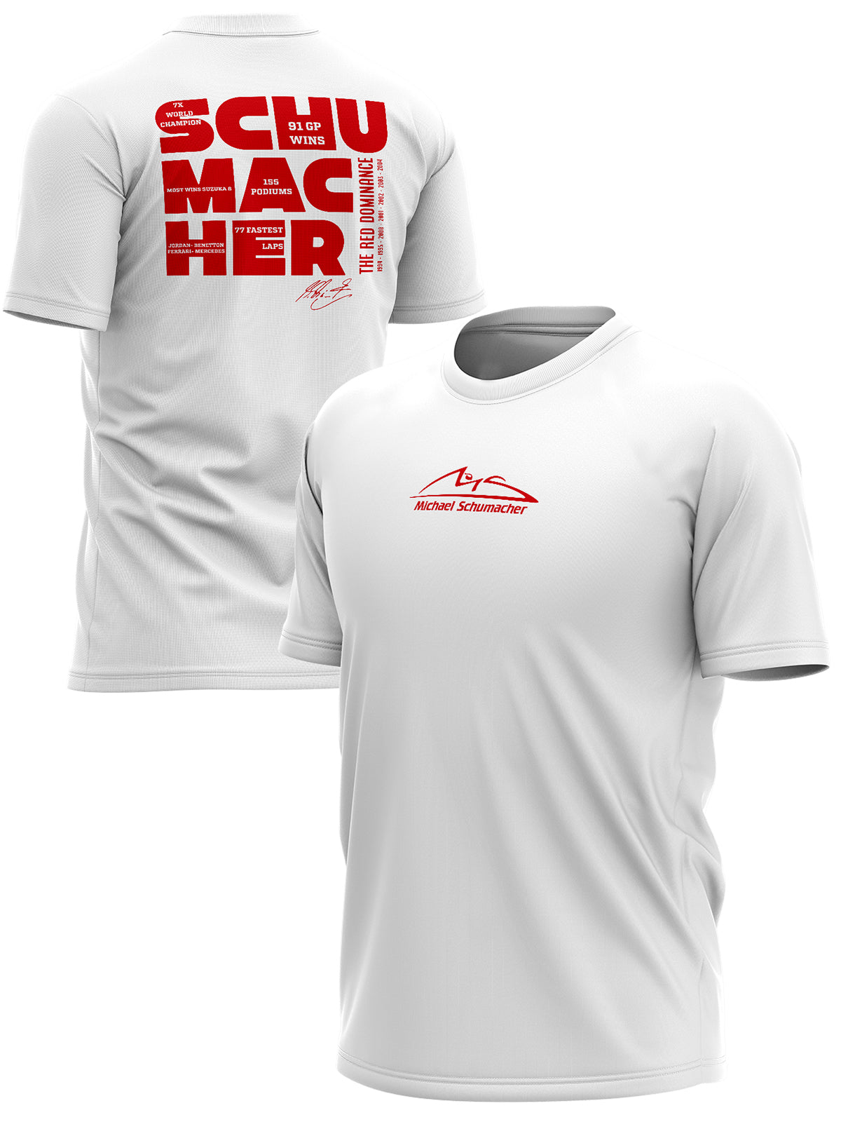 Michael Schumacher Majice MC-MJ-005 Bela 3XL